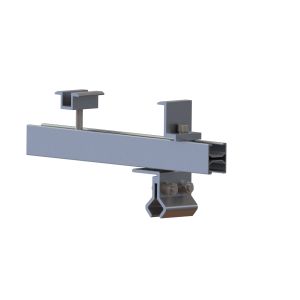 Architectural Framed Metal Roof Solar Mounting System Aluminum Attachments