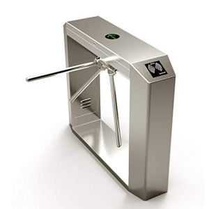 304 Stainless Steel Vertical Tripod Half Height Turnstile Gate IP54