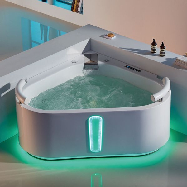Heart Shaped Spas 2-Person Whirlpool Corner Bathtub 1800mm