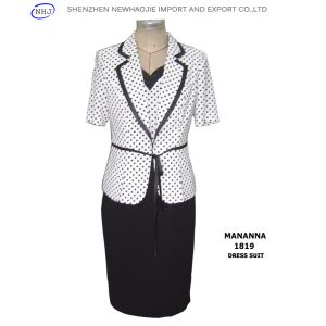 Quality skirt suit manufacturer ladies suit design for sale
