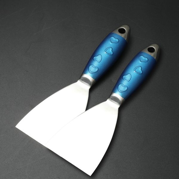 New Arrivals All Stainless One-Piece Stainless Steel Handle Putty Knife Scraper
