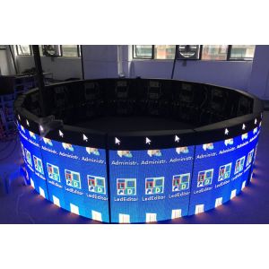 ROHS Virtual Production LED Screens , Multifunctional Curved LED Display Wall