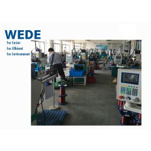 Max 4mm Round Wire Coil Winding Machine With 3 Axis Servo Motor Flat Wire