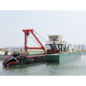 14 m Dredging depth 1400 cbm/h Solid Sand Cutter Suction Dredger for Compacted