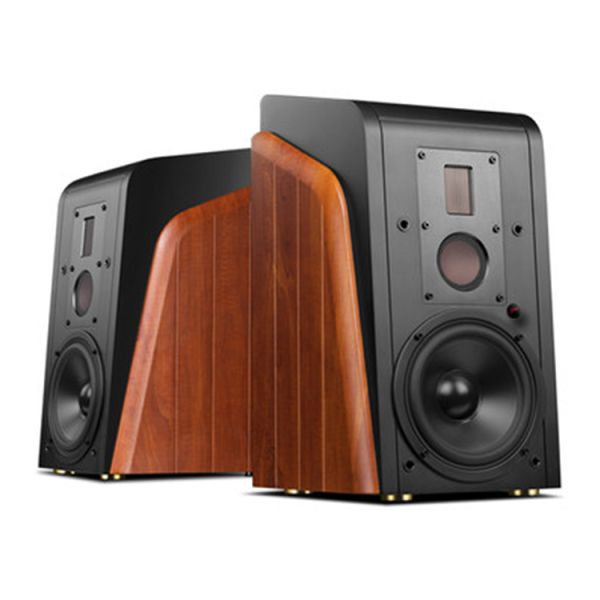 Vofull 2.0 Bookshelf Speakers - 4" Bass + 2" Silk Tweeter, 40W RMS