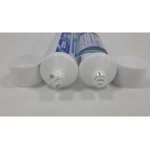210g large Diameter Toothpaste Tube Plastic laminated Packaging with Transparent