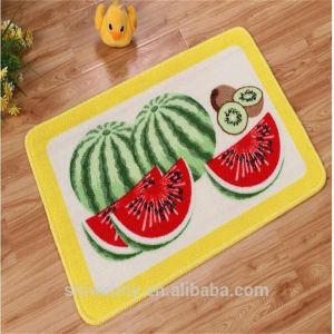 Fresh fruit design loop pile nylon door mat