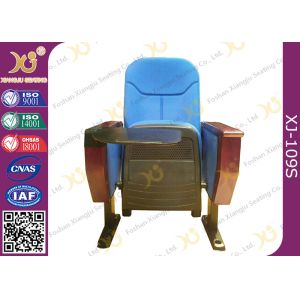 Empty Box In Armrest Church Auditorium Chairs For Conference Audio System