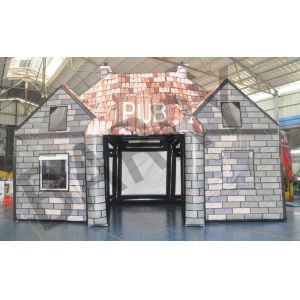 Gray Commercial Inflatable Tent Mobile Portable Inflatable Bar