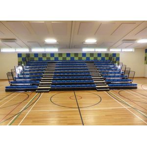 Quality Wireless Operated Retractable Grandstands Seating For Multisport Rooms for sale