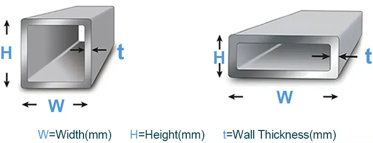 SUS420J2 TP304 S31804 SS Seamless Pipe Square Hollow Section Various Models