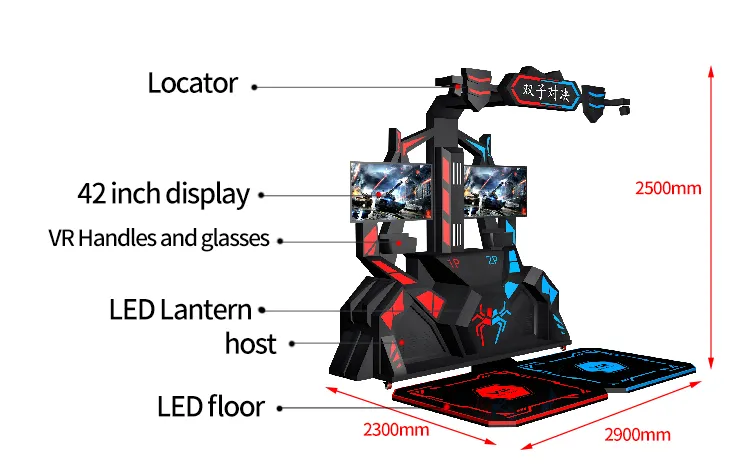 Graphics VR Equipment Max Capacity 600kg 50Hz/60Hz Power Supply for Your