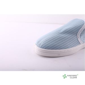 Blue Dual Density PVC Sole Cleanroom Antistatic ESD Shoes