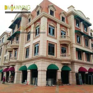 Commercial Folding European French Style Awnings Half Round Awning