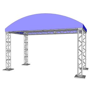 Aluminum Alloy Outdoor Sound and Lights Truss Display