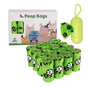 China Pink PVA 100% Biodegradable Corn Starch Pet Dog Waste Poop Bag In Roll for Dog Owners on sale