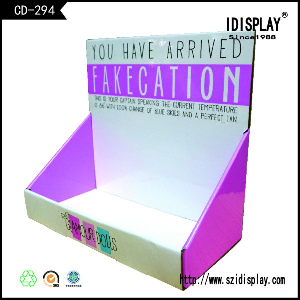 Classical Fidget Spinner Point Of Purchase Counter Display Box Customized Printed