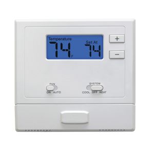 China White Gas Heater Thermostat / Underfloor Heating Programmable Thermostat on sale