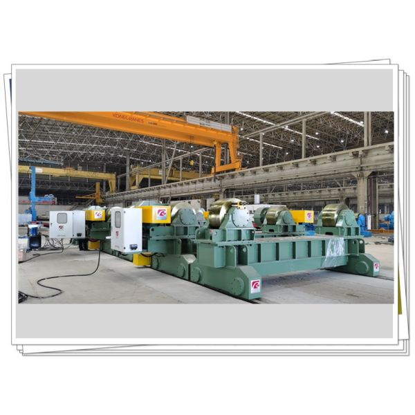 Buy 100mm/Min 700t Welding Turning Roller Motorized Bogie Steel Wheel at wholesale prices