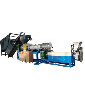Plastic Film Recycled Waste Plastic Pelletizing Machine with Single Screw Design