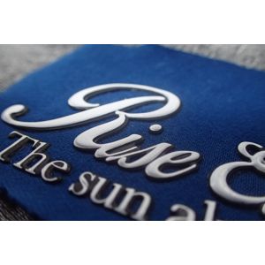 Polo Shirt Embossed 0.7mm Transparent TPU Patches