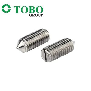 A2-70 A4-70 SS stainless steel slotted flat point grub screw DIn551