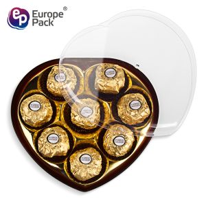 New style wedding packing gift plastic chocolate hearts box