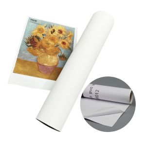 Premium Peel and Stick Canvas with Polyester Material and Eco-Solvent UV Ink