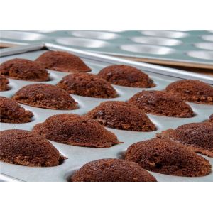 RK Bakeware China-Mackies 42865 24 Cup 2.2 oz. Glazed Aluminized Steel Specialty