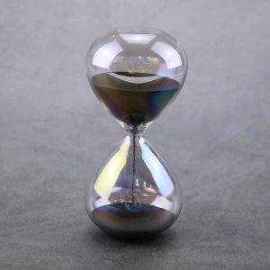 Colored Liquid Sand Timer Hourglass 1-5 Minutes With Bubble Timer