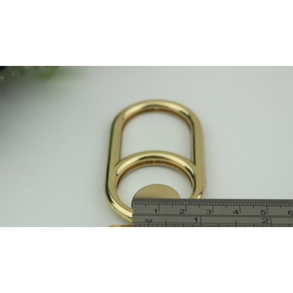 New style luxury bag accessories hardware light gold metal twist locks