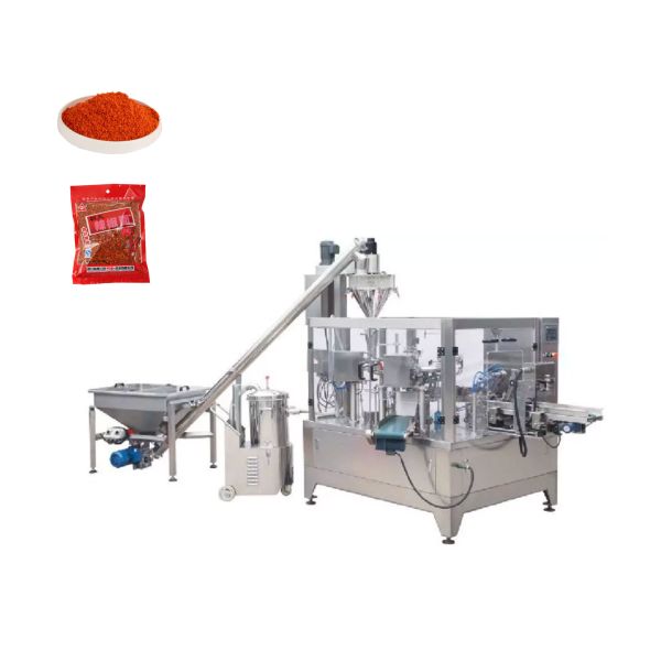 Buy Premade Pouch Spice Flour Milk Powder Packing Machine Auto Sealing at wholesale prices