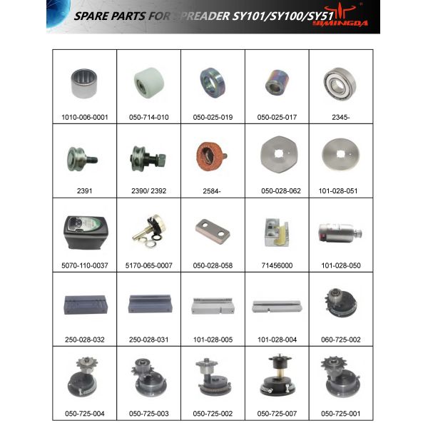 Cutter Machine Spreader Spare Parts Rear Wheel GMS 035-725-002 355g
