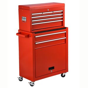 Swivel Wheels 8 Drawer Rolling Tool Chest