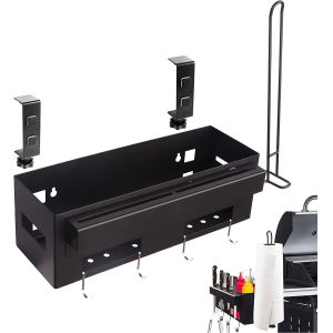 China Griddle Caddy with Paper Towel Holder for 28/36 Blackstone Griddle Prep Cart Grill Caddy Outdoor Grill Organizer on sale