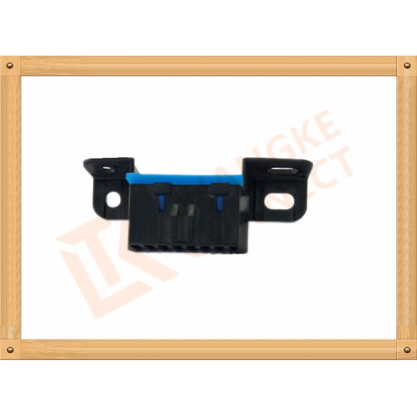 Automotive 16 Pin Obd Female Connector / Obd2 16 Pin Connector SOF009