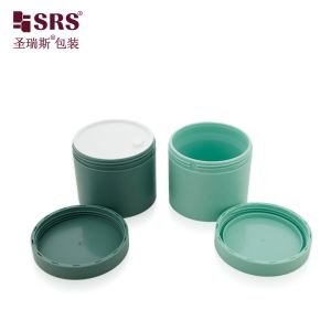 SRSG2 100g Injection Color Frosted Plastic PP PCR Eco-friendly Body Cream Jar