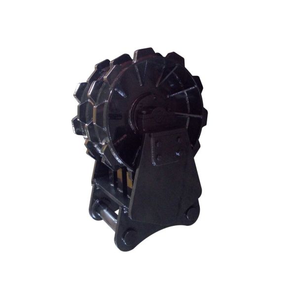 Buy 20 Ton Compaction Wheel Excavator Attachment Rotating Q345B Material at wholesale prices