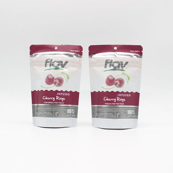 Plastic Stand Up Smell Proof ziplockk Pouches Gravure Printing Soft Touch Film VMPET