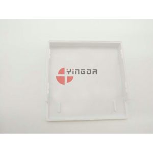 2 Port Socket Panel for SC Fiber Adapter Fiber Optic Terminal Box White ABS FTTH