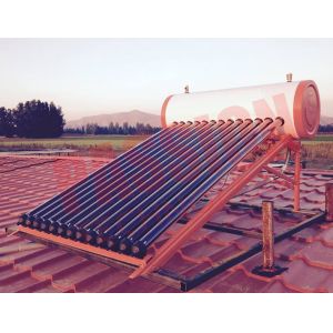 Roof Mounted Heat Pipe Solar Water Heater