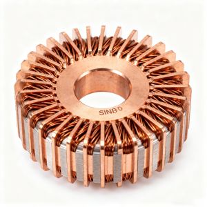 China Precision Motor Commutator Copper Alloy Machined Parts CNC Machining China Precision CNC Machining Services on sale