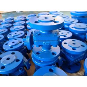 2-pc GG25 PN16 cast iron flanged ball valve