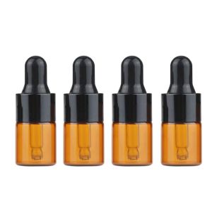 Multi Capacities Empty Essential Oil Bottles With Aluminum Dropper