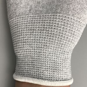 PU Coated Palm Stretchable S M L Antistatic Control working Glove