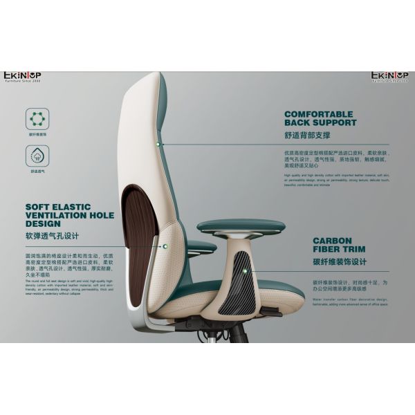 office furniture factory Factory Computer Chair Office Furniture High Back PU Leather Manager Sturdy Office Chair