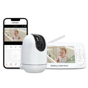 Indoor Home Security Baby Monitor Tuya Smart Wifi 2.4Ghz Pet Baby Monitor