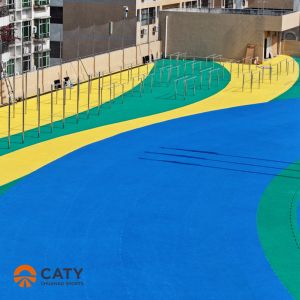 IAAF Certified Prefabricated Running Track Rubber Jogging Track EPDM Particles