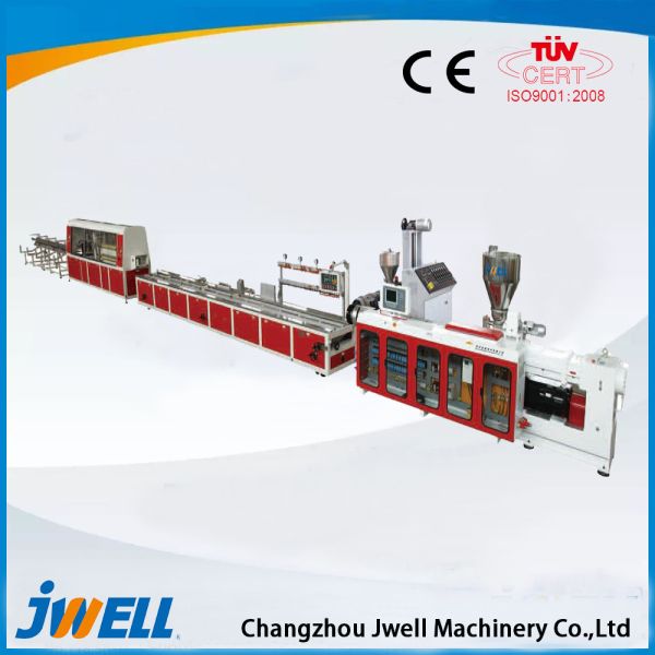Jwell environment friendly PVC (WPC) fast loading wallboard extrusion line for
