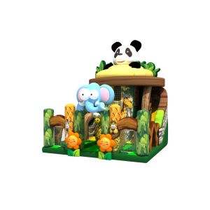 Digital Printing Commercial Inflatable Water Slides Elephant Standard / Panda